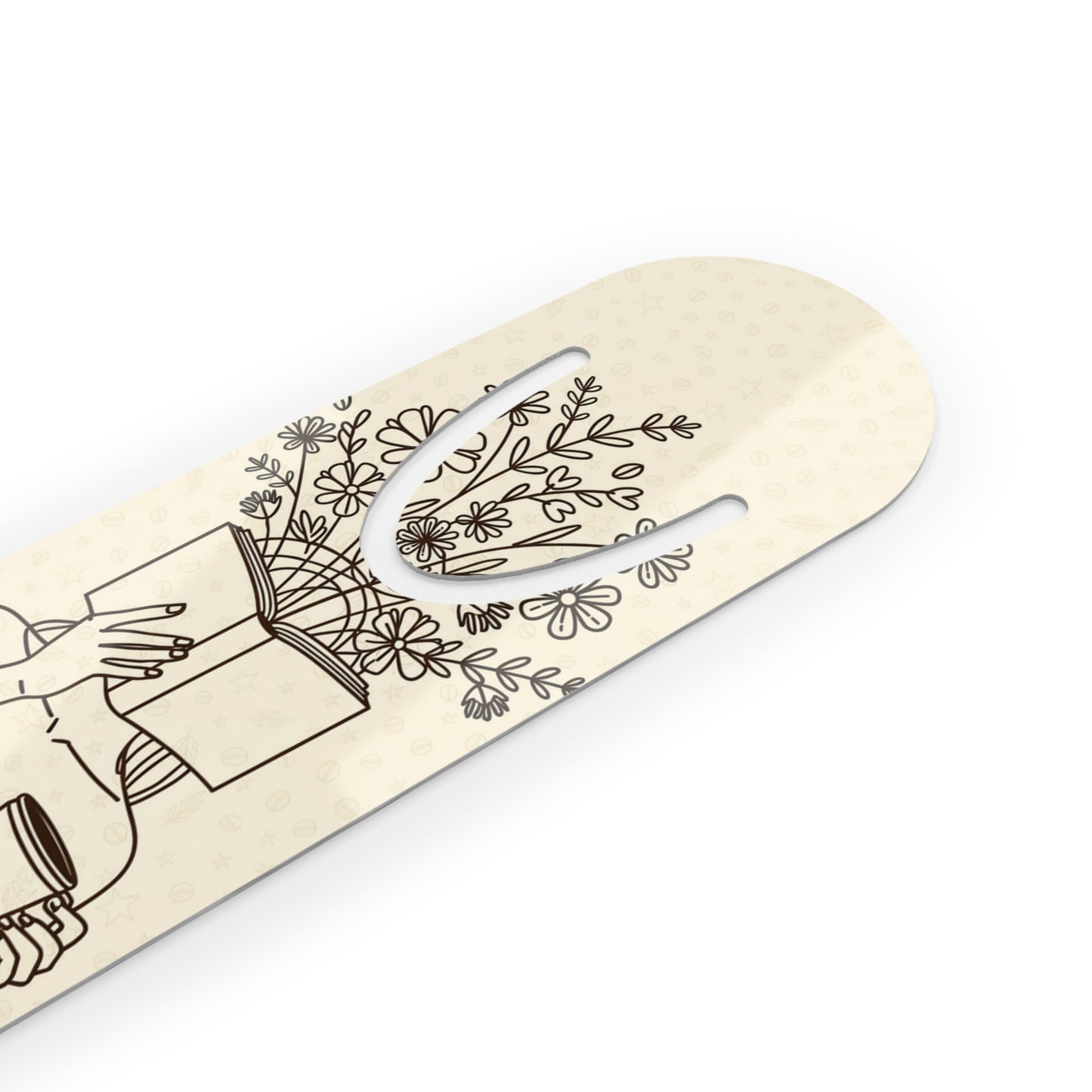 Blooming Thoughts Aluminum Bookmark