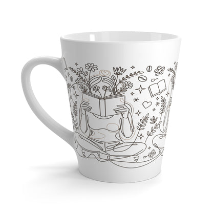 Lost in the Pages Latte Mug