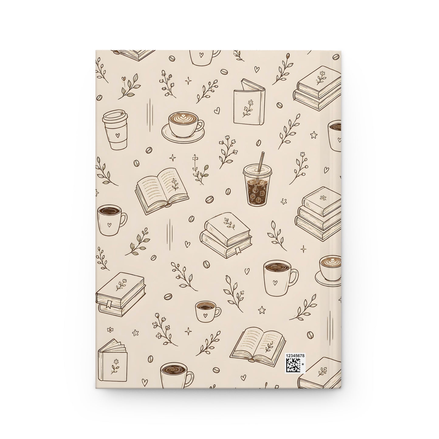 My time, my coffee & my notes Hardcover Journal