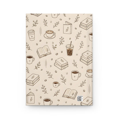 My time, my coffee & my notes Hardcover Journal
