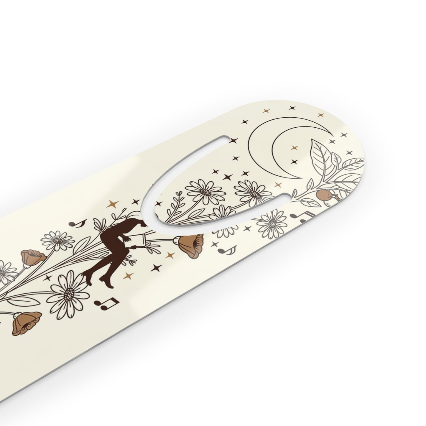 Moonlit Pages Aluminum Bookmark