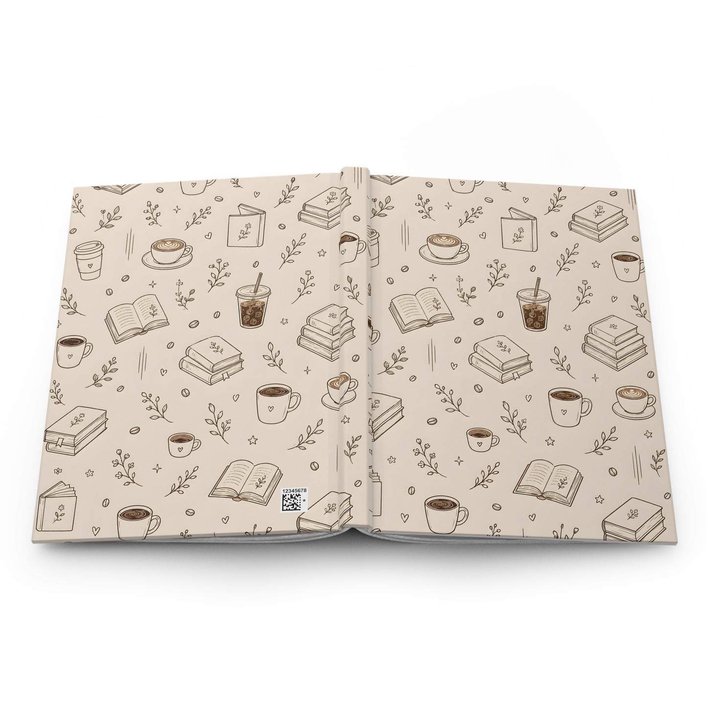 My time, my coffee & my notes Hardcover Journal