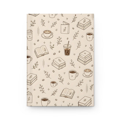 My time, my coffee & my notes Hardcover Journal