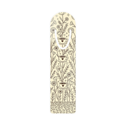 Coffee Garden Aluminum Bookmark