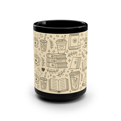 Busy life. Soft moments. Black Mug