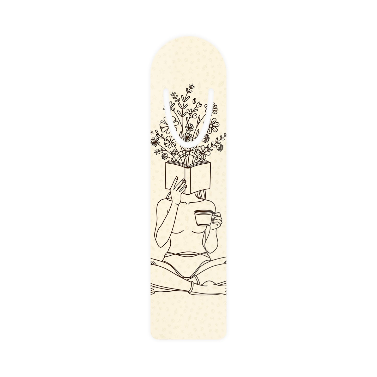 Blooming Thoughts Aluminum Bookmark