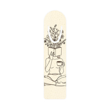 Blooming Thoughts Aluminum Bookmark