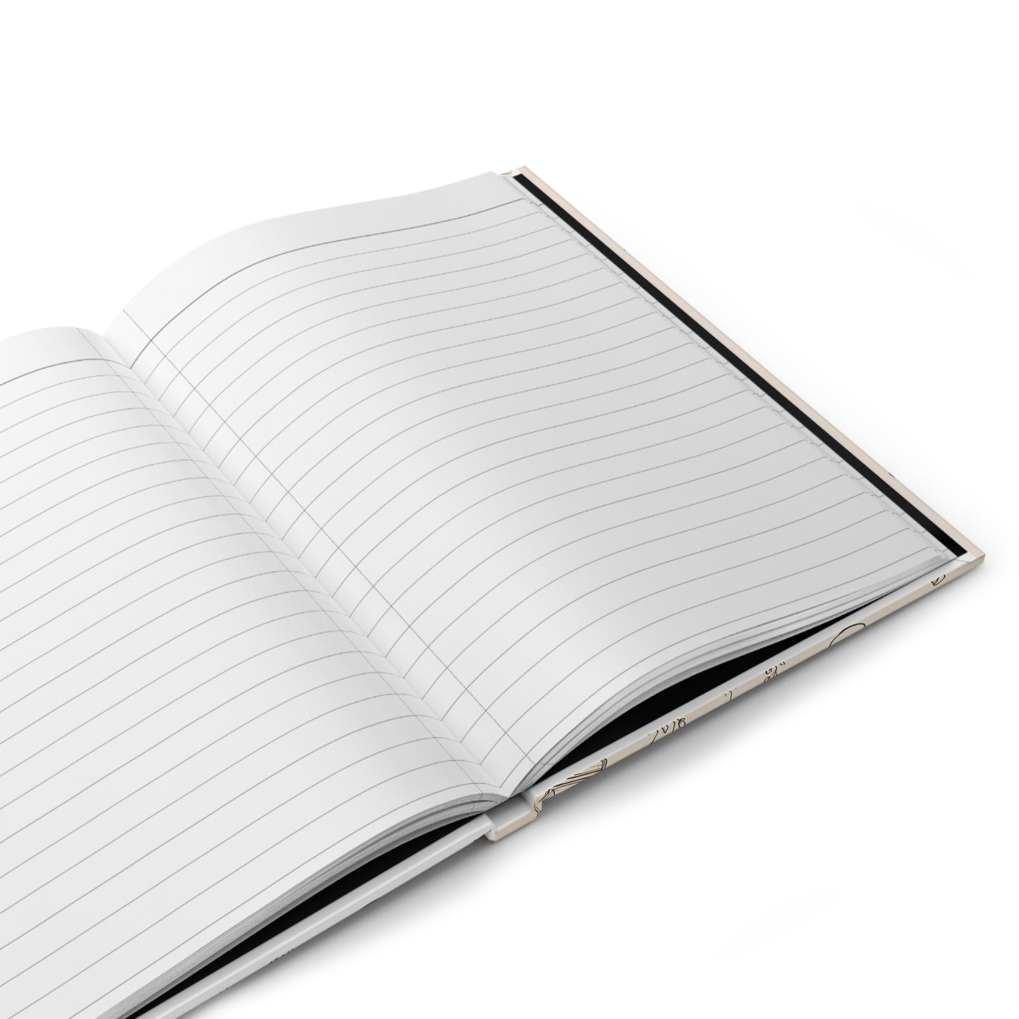 My time, my coffee & my notes Hardcover Journal
