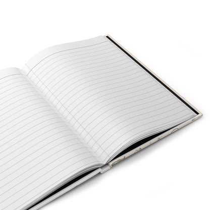 My time, my coffee & my notes Hardcover Journal
