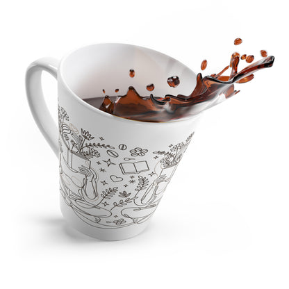 Lost in the Pages Latte Mug