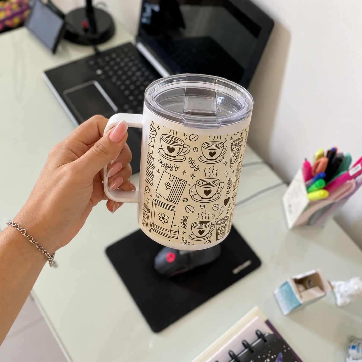 Do Not Disturb Insulated Mug